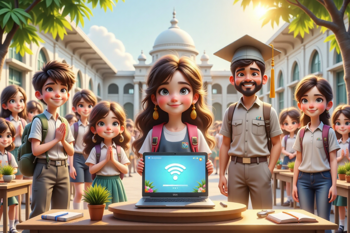 Free laptop yojana